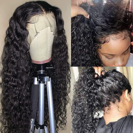 CHEETAHBEAUTY 30" deep wave 13x6 HD lace wig, 250% density, pre-plucked, baby hair, Brazilian 10A.