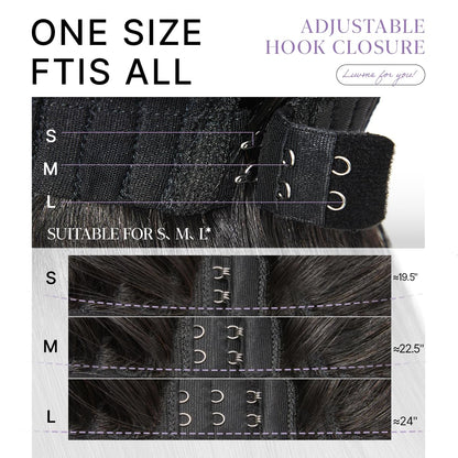 LUVME HAIR 24" glueless 7x6 HD lace wig, 200% density, loose body wave, pre-cut lace.