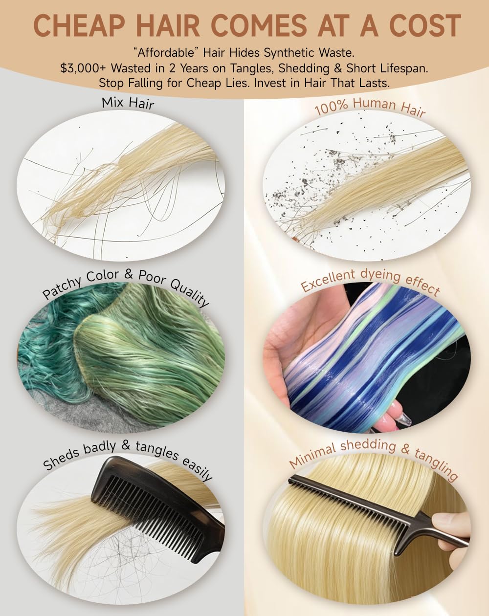 Stybee 30" 13x6 lace front wig, straight blonde, 200% density, HD lace, human hair, pre-plucked natural hairline.