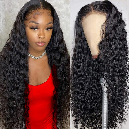 CHEETAHBEAUTY 30" deep wave 13x6 HD lace wig, 250% density, pre-plucked, baby hair, Brazilian 10A.